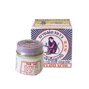 White Monkey Holding Peach Balm