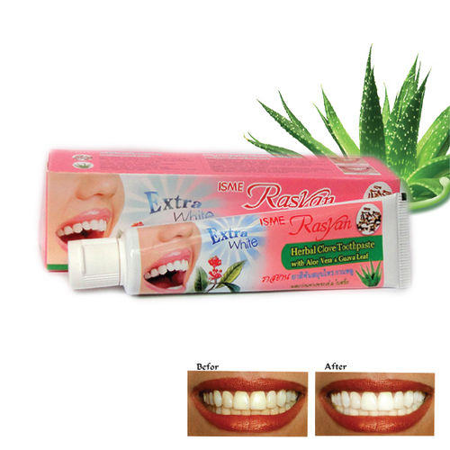 RasYan Herbal Clove Toothpaste with Aloe Vera & Guava leaf 