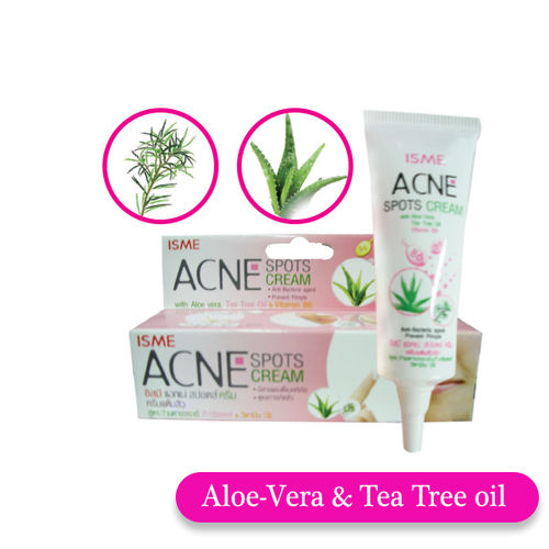 ISME Acne Spots Cream with Aloe Vera, Tea Tree Oil & Vitamin B6