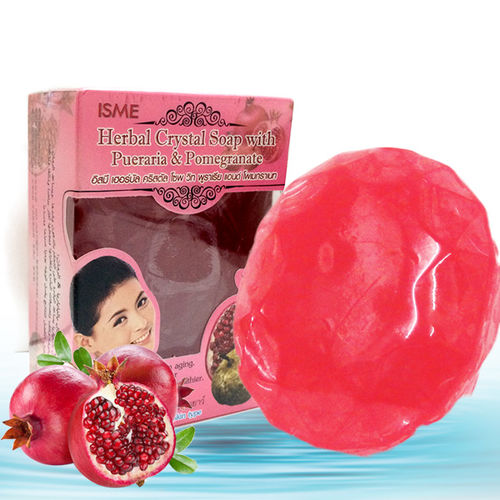 Pueraria & Pomegranate Crystal Herbal Soap