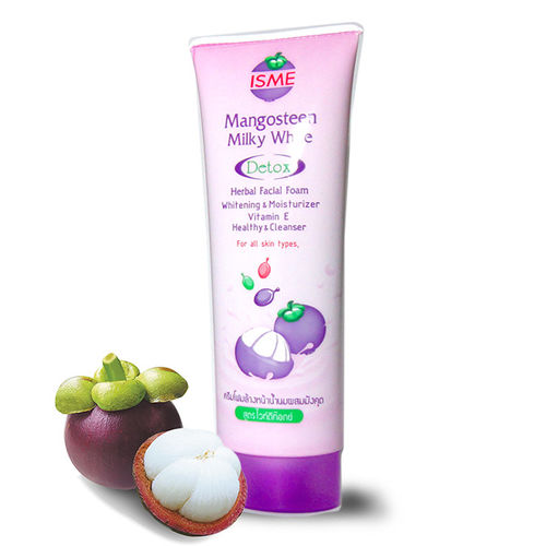 ISME Milky with Detox Herbal facial foam with Mangosteens 